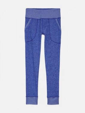 Zella Girl Restore Soft Cozy High Waist Blue Purple Pocket Leggings Size S 7/8